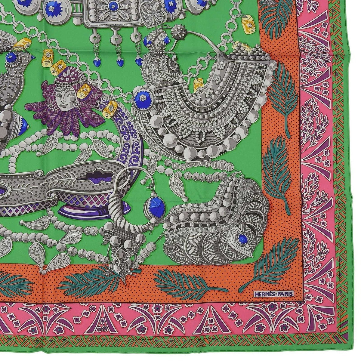 Hermes Carre 90 Zenobie Reine De Queen of Palmyra Zenobia 100% Silk — view 6