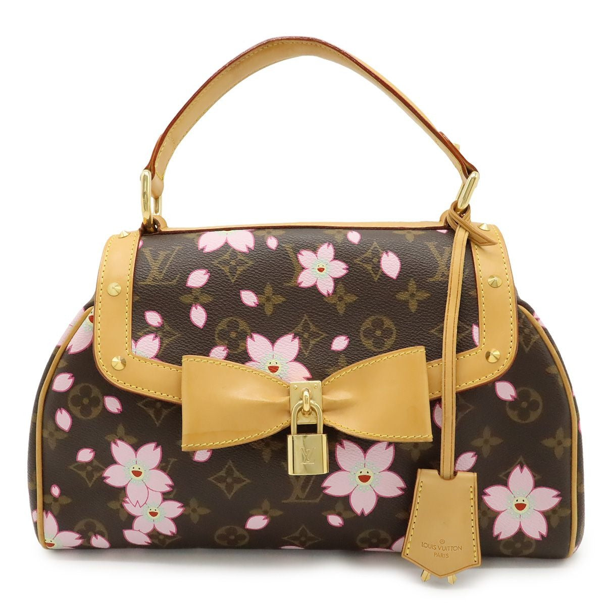 Louis Vuitton Monogram Cherry Blossom Sac Retro PM Handbag Takashi Murakami