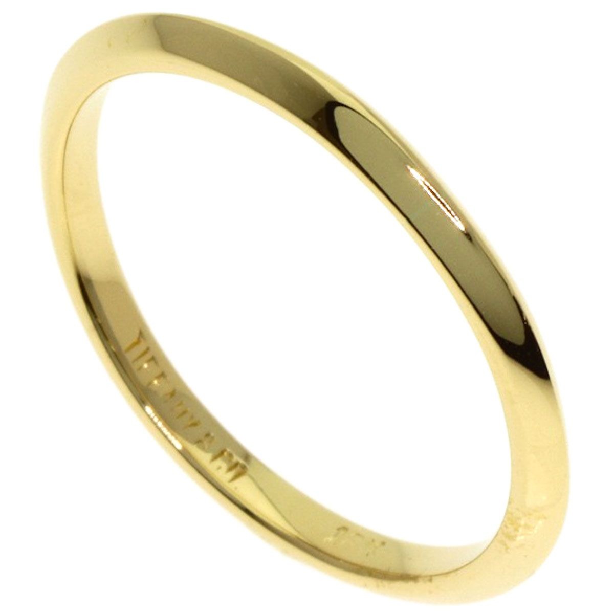Tiffany & Co Knife Edge Ring 18k Yellow Gold