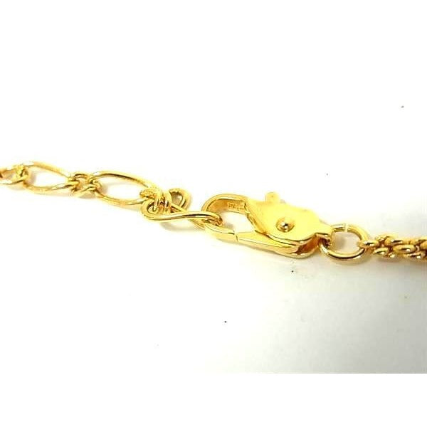 Yves Saint Laurent Necklace Gold Metal Women Colored Stones — view 4