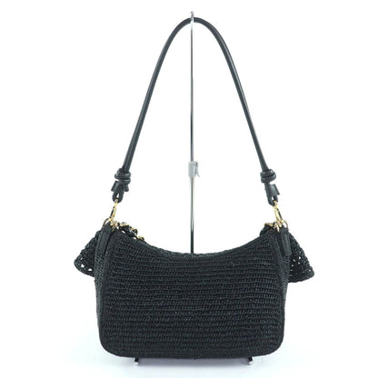 Loewe Ora Raffia Leather with Logo Hardware 2-Way — view 3