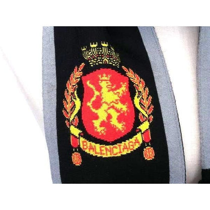 Balenciaga Scarf Adidas Collaboration Soccer Black Multicolor — view 3