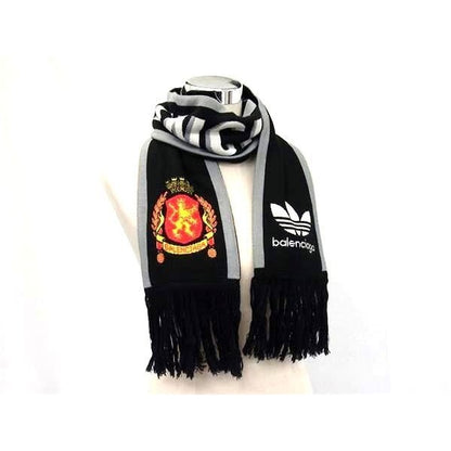 Balenciaga Scarf Adidas Collaboration Soccer Black Multicolor