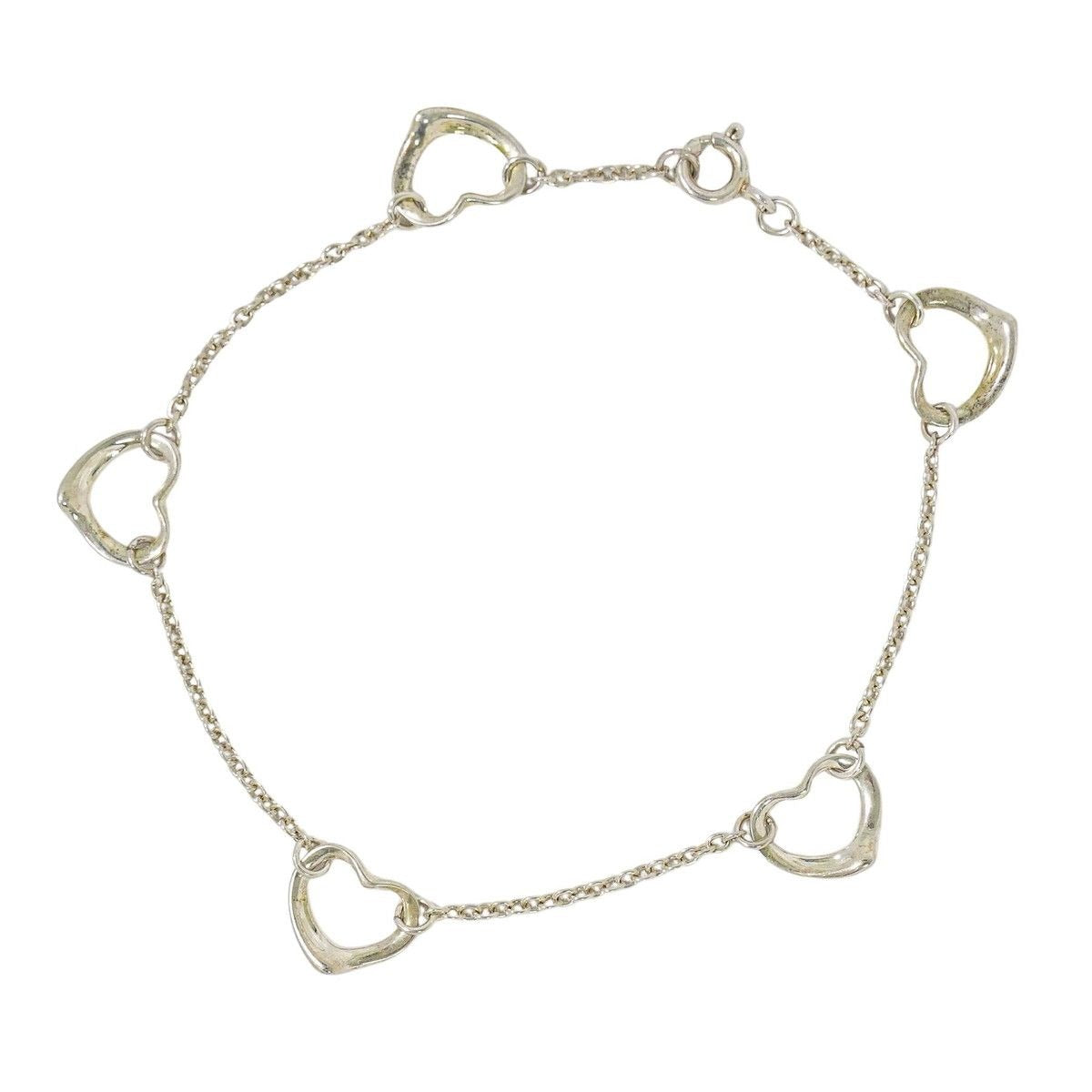 Tiffany & Co Open Heart 925 Bracelet Bangle Silver