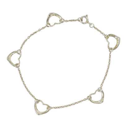 Tiffany & Co Open Heart 925 Bracelet Bangle Silver