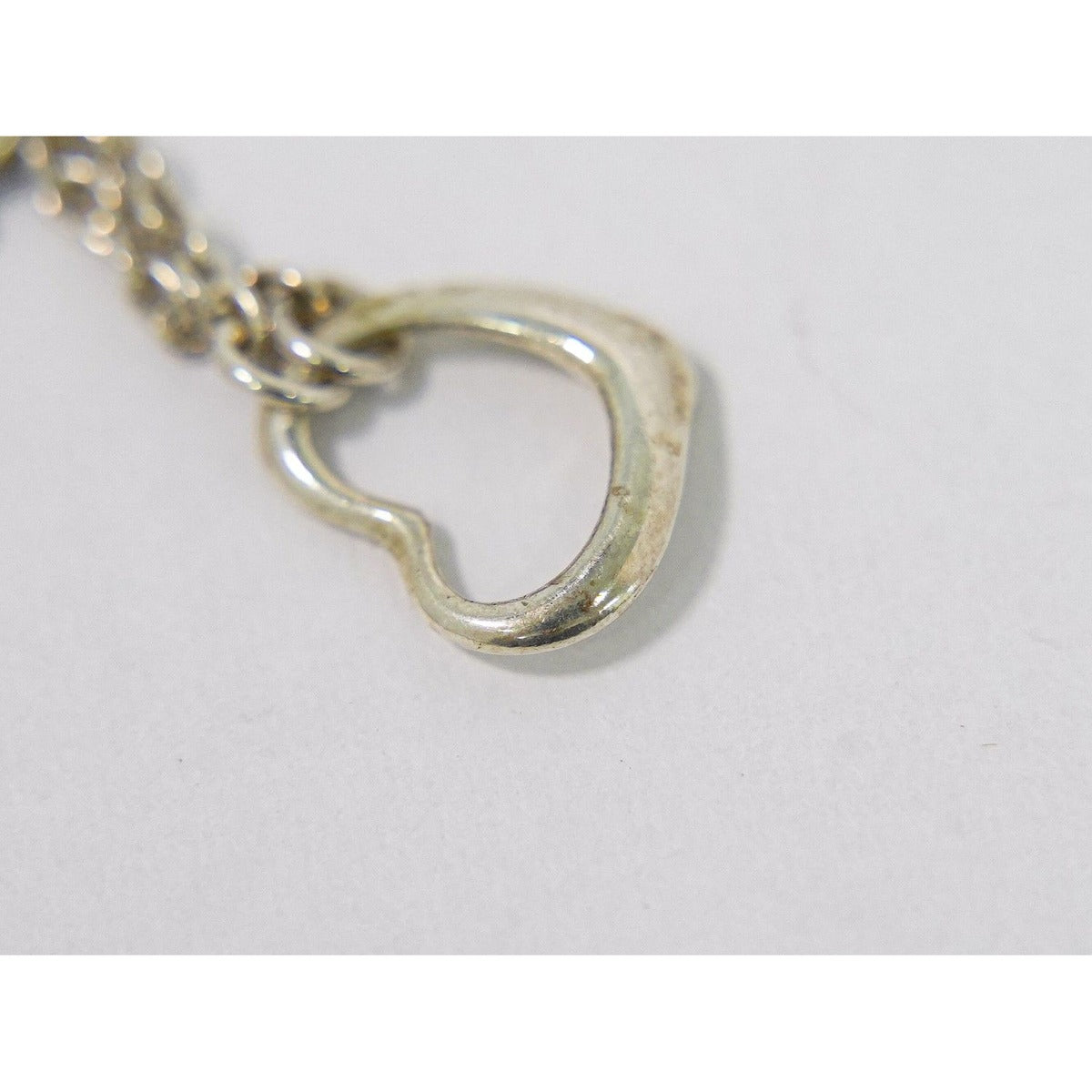 Tiffany & Co Open Heart 925 Bracelet Bangle Silver — view 4