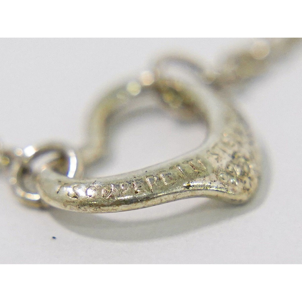 Tiffany & Co Open Heart 925 Bracelet Bangle Silver — view 8