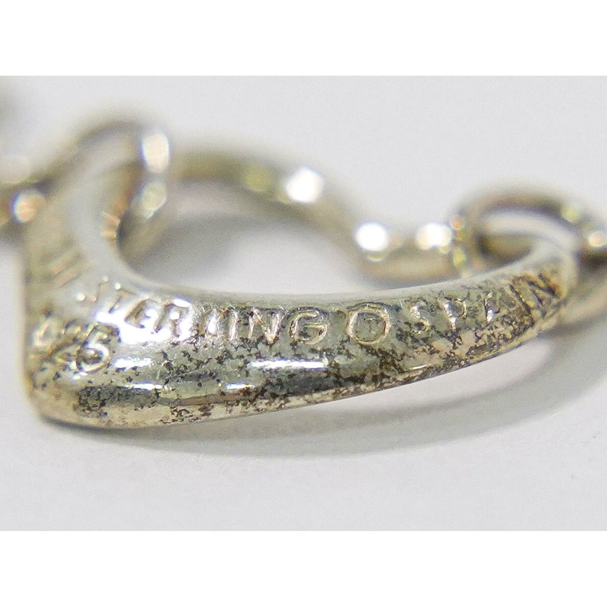 Tiffany & Co Open Heart 925 Bracelet Bangle Silver — view 9