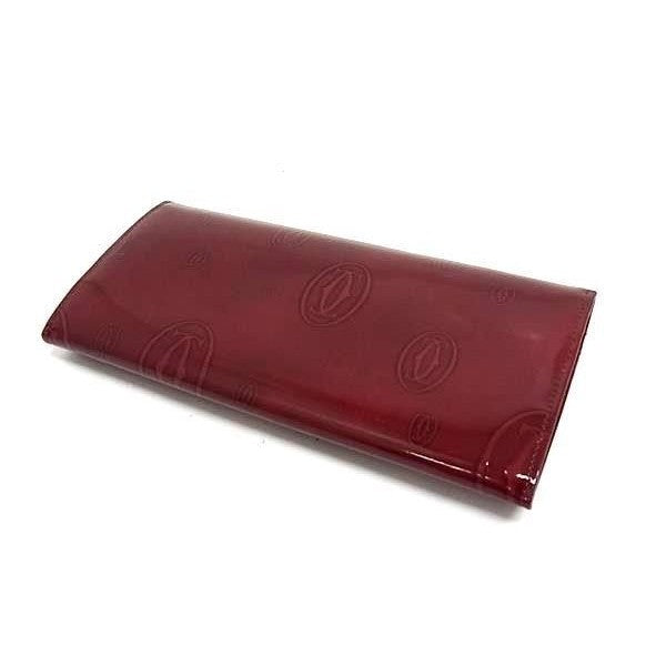 Cartier Wallet Happy Birthday Gold Patent Leather Bifold — view 2