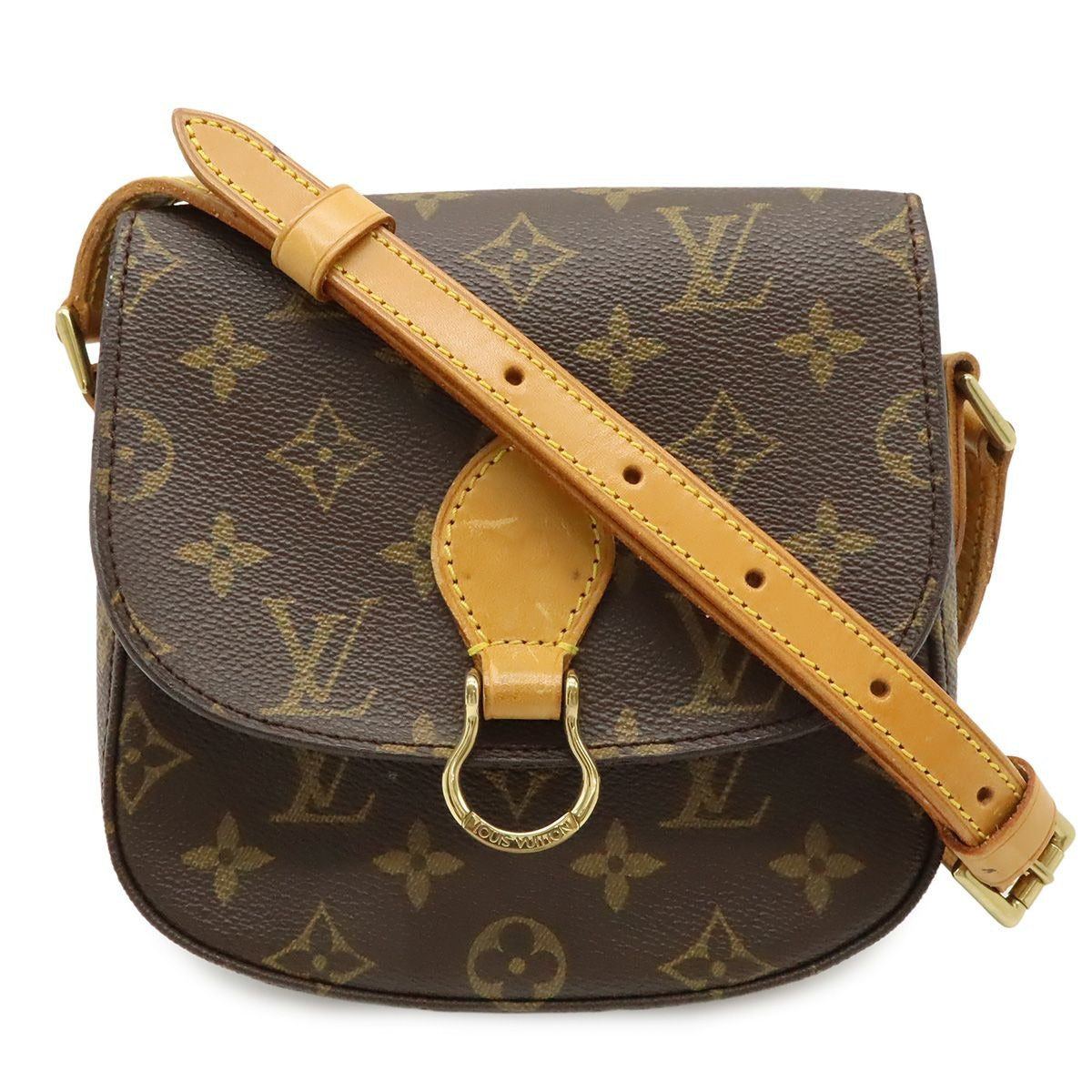 Louis Vuitton Monogram Mini Saint Cloud Shoulder Bag Pochette
