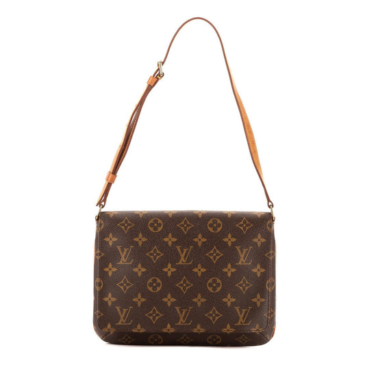 Louis Vuitton Musette Tango Brown Monogram Canvas Shoulder Bag