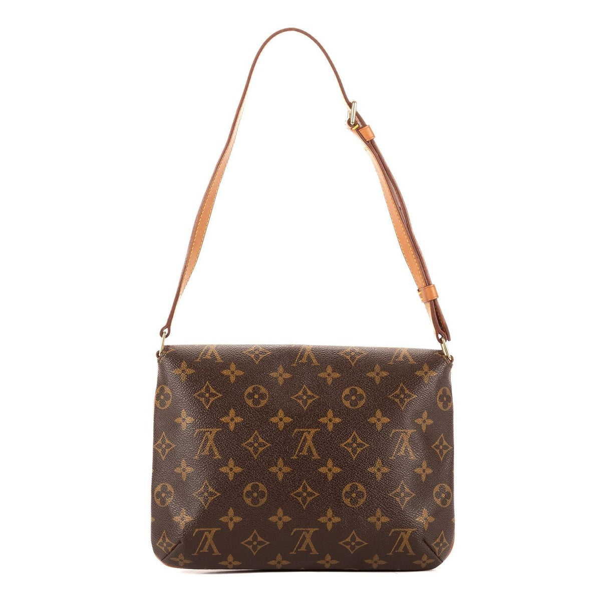 Louis Vuitton Musette Tango Brown Monogram Canvas Shoulder Bag — view 5