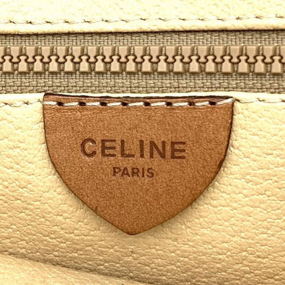 Celine M06 Shoulder Bag Clutch Bag Light Shape 2way Macadam Brown PVC Leather
