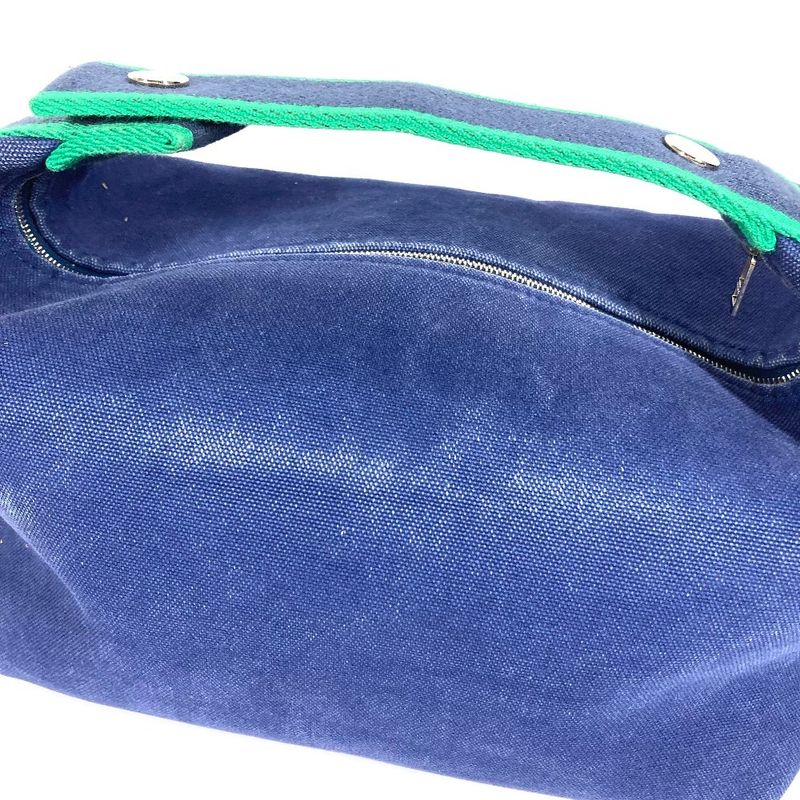 Hermes Handbag Brid A Black GM Brid A Black GM Cotton Blue