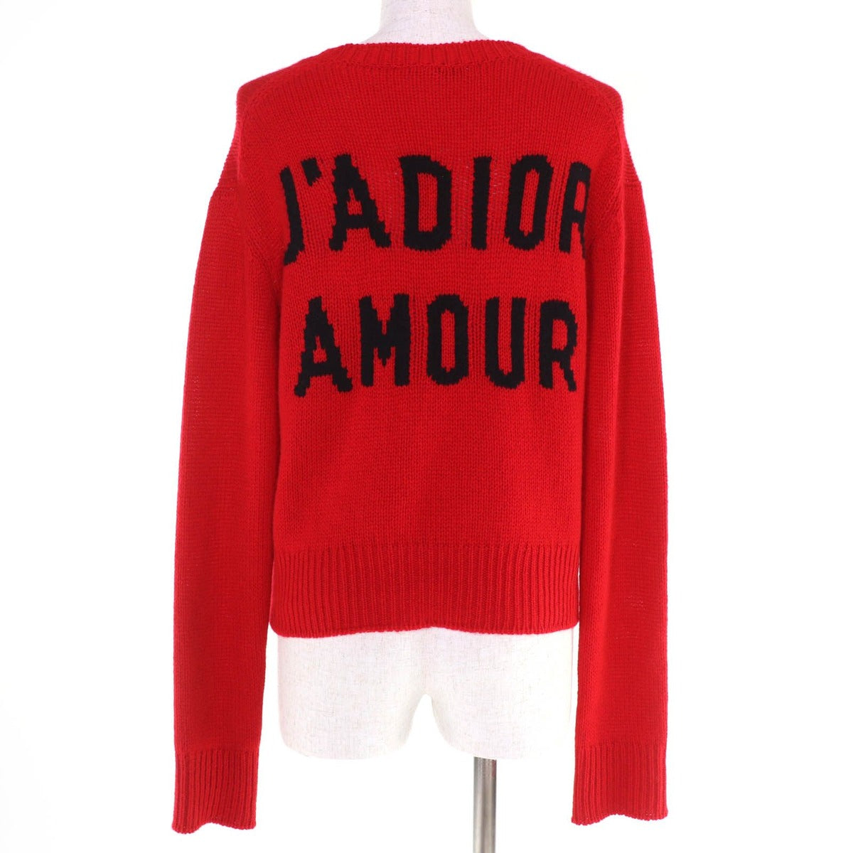 Dior Cashmere J'adior Amour Embroidery V-neck Long — view 3