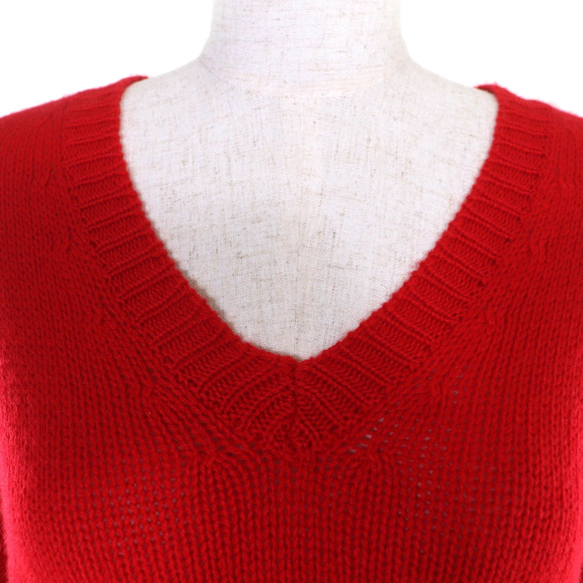 Dior Cashmere J'adior Amour Embroidery V-neck Long — view 4