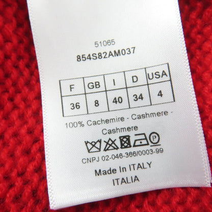 Dior Cashmere J'adior Amour Embroidery V-neck Long — view 6