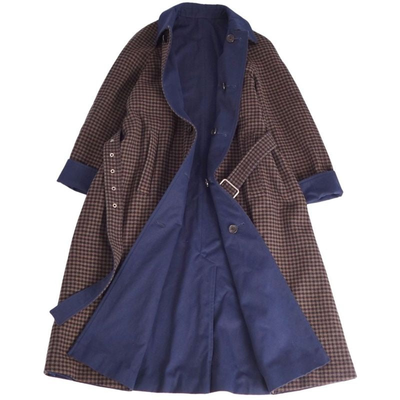 Loewe Coat Long Reversible with Belt Wool — view 3