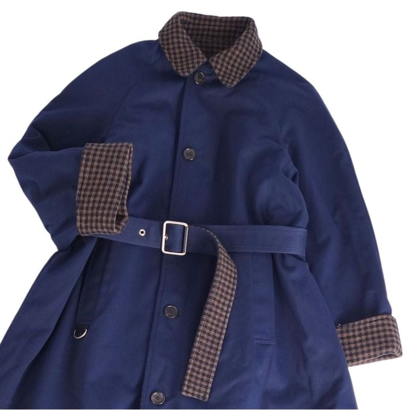 Loewe Coat Long Reversible with Belt Wool — view 6