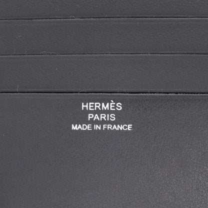 Hermes Citizen Twill Compact Vorsoft Navy Engraved B (2023) Wallet Bifold
