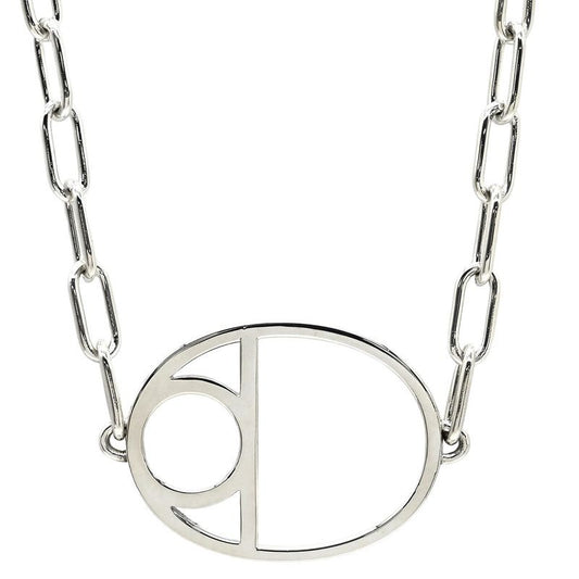 Hermes Necklace Chaine D'ancre Game Silver 925 Star Ring SV