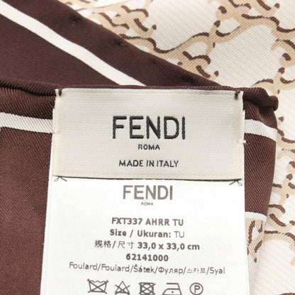 Fendi Scarf FF Calligraphy Silk — view 2