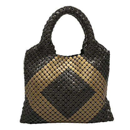 Bottega Veneta Tote Dark Gray Gold