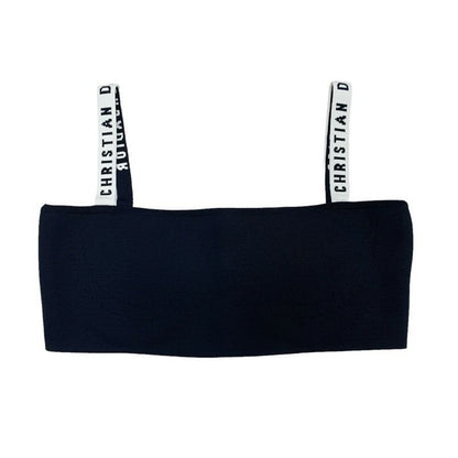 Christian Dior Top Black White Bra