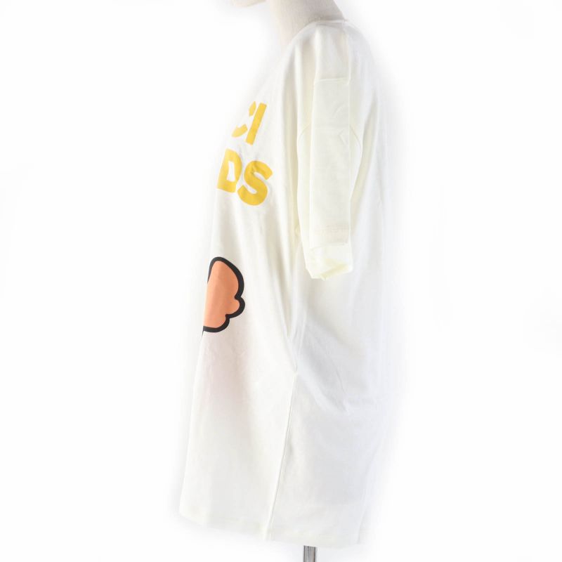 Gucci Pikarar 23AW 717422 Guccy Friends 100% Cotton Animal Print Short Sleeve