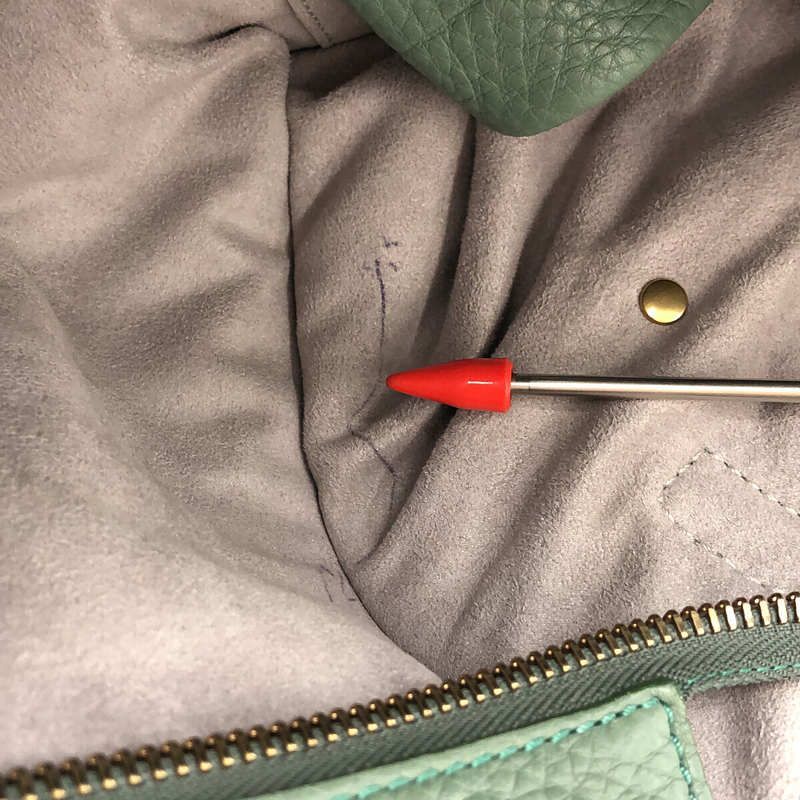 Celine - Luggage Micro Shopper Handbag - Green - Women's