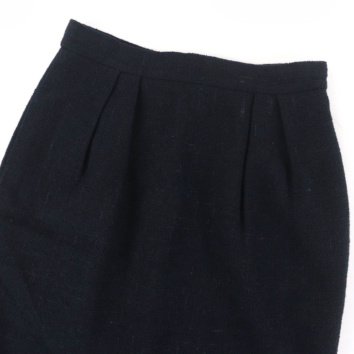 Chanel Cotton Coco Button Hem Skirt — view 3