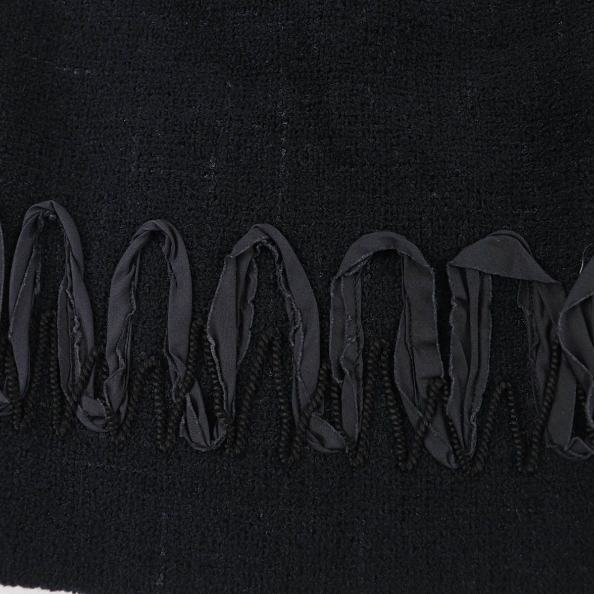 Chanel Cotton Coco Button Hem Skirt — view 6