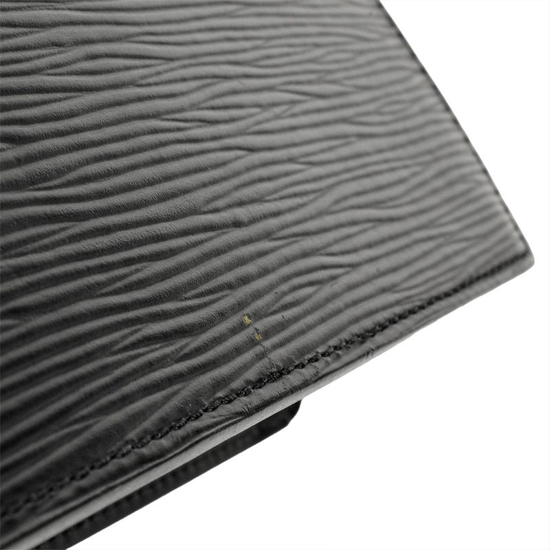 Louis Vuitton Monceau 2way Handbag Epi M52122 Black Gold Hardware Sr0093