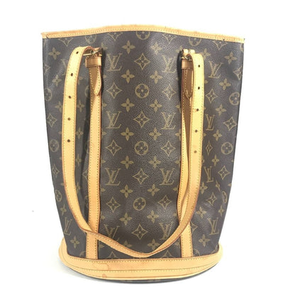Louis Vuitton Shoulder Bag Bucket GM Monogram Canvas Brown