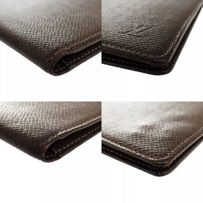 Louis Vuitton Billfold Taiga Porte Barrule Carte Cles Di Long Wallet Brown