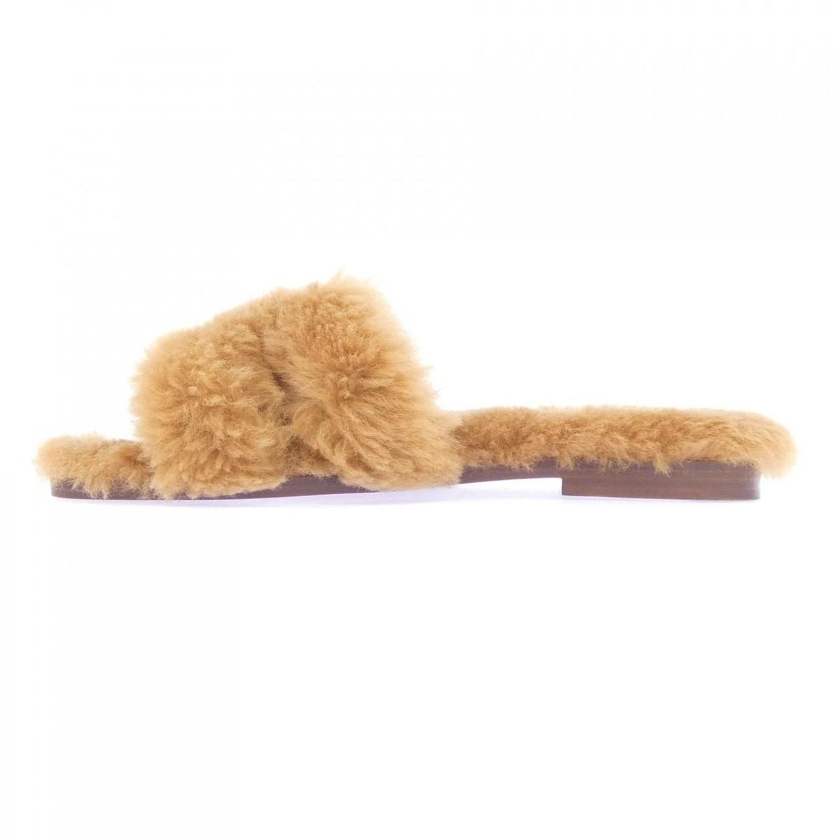 Hermes Oran Shearling Sandals — view 2