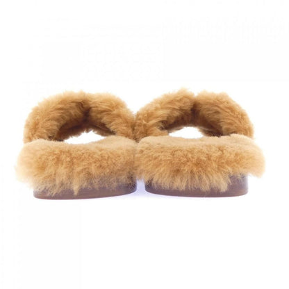 Hermes Oran Shearling Sandals — view 5