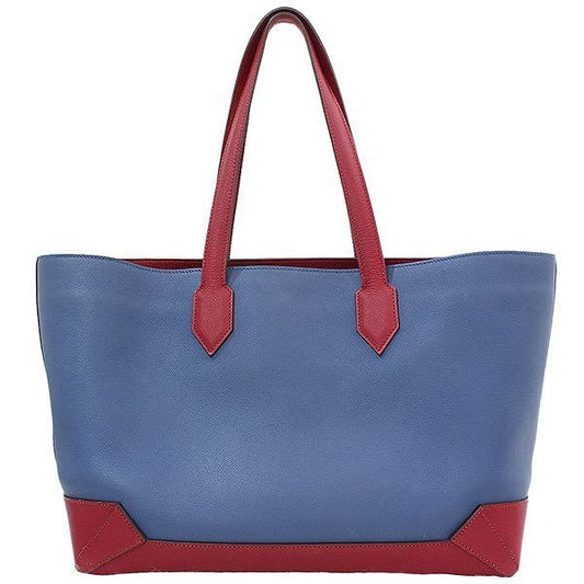 Hermes Maxi Box Leather Cabas 36 Tote Hand Bag D4580