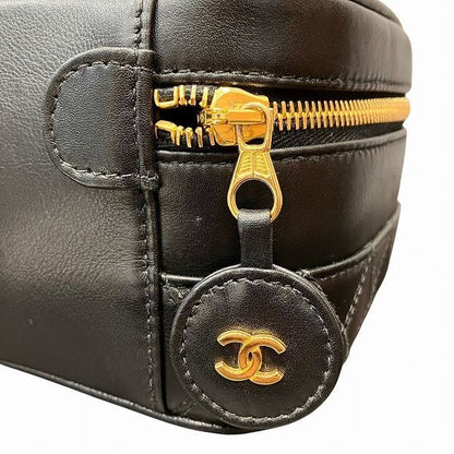 Chanel Bicolone Vanity Cosmetic Pouch Bag Handbag Women