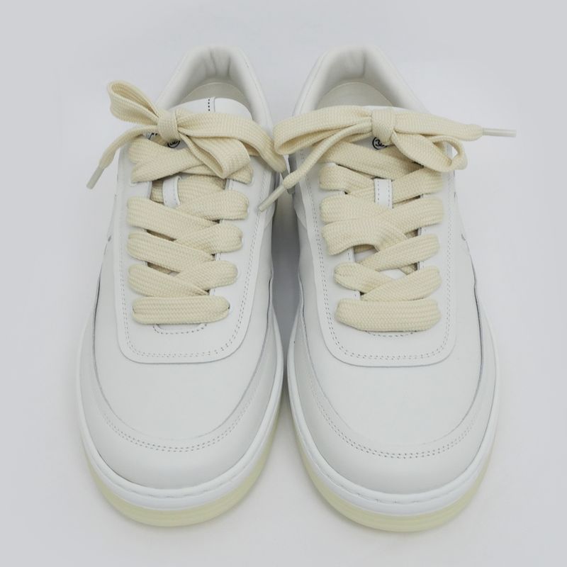 Chanel Coco Mark Sneakers - Gg39978 24P Size 39 24.5cm (9.65in) White