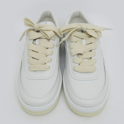 Chanel Coco Mark Sneakers - Gg39978 24P Size 39 24.5cm (9.65in) White