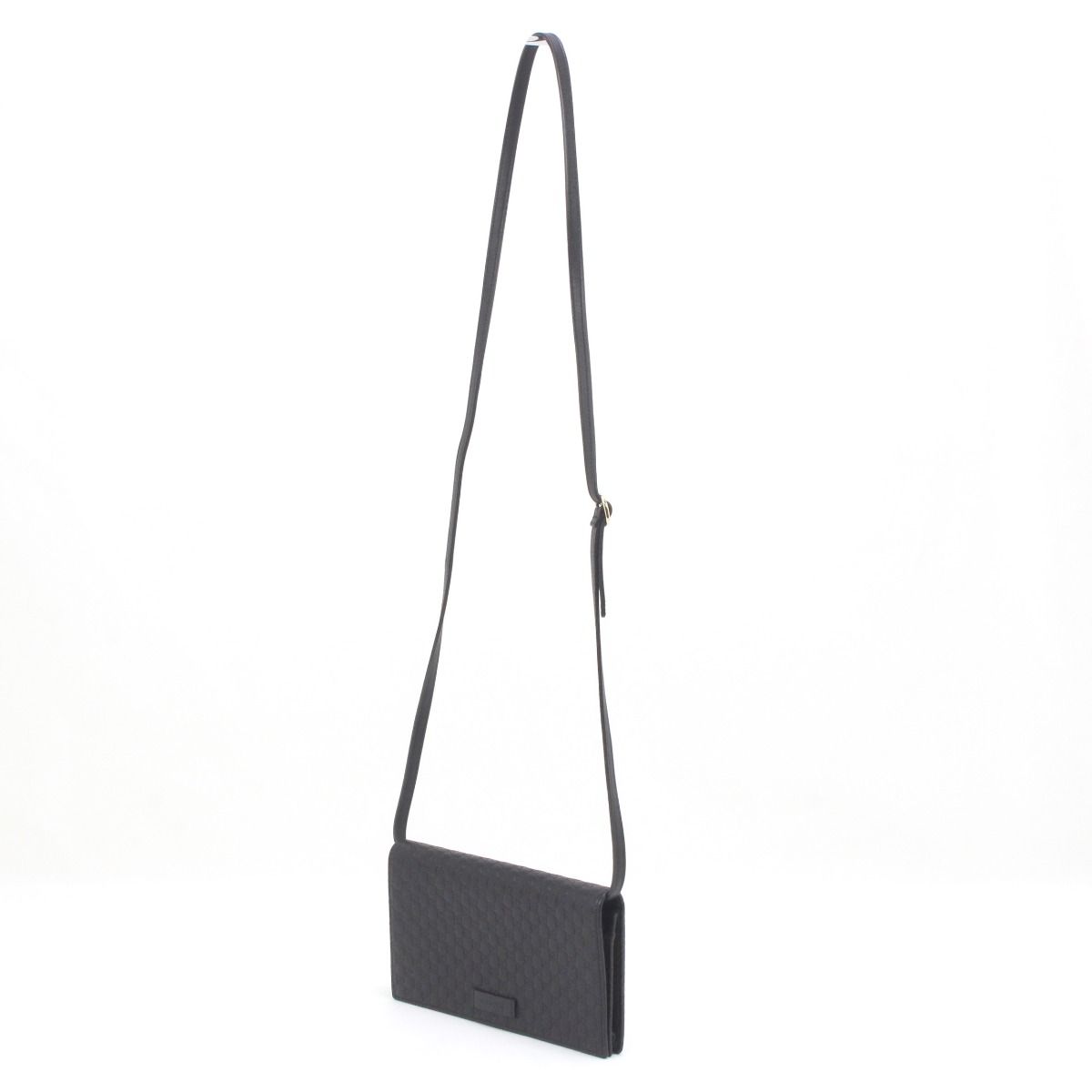 Gucci Micro Gucci Shoulder Wallet 466507 Black