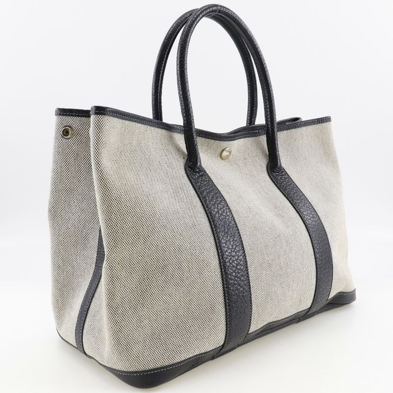Hermes Garden Party 36 PM Toile Ash Gray □P Ladies Tote Bag