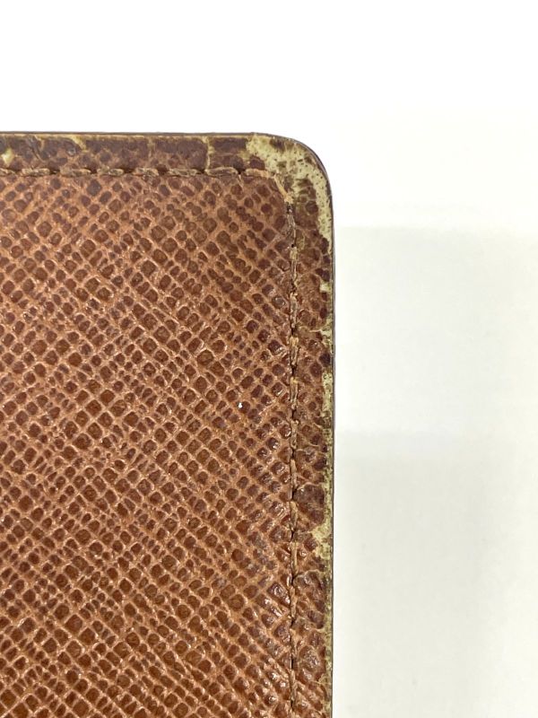 Louis Vuitton ルイ・ヴィトン モノグラム ポルトフォイユ・3カルトクレディ円 長財布 M61818 ブラウン スペイン製