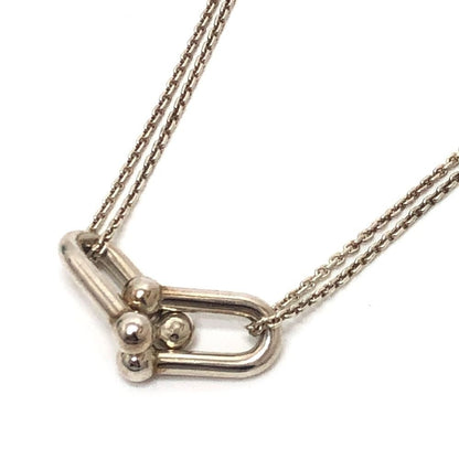 Tiffany & Co. Necklace Double Link Silver