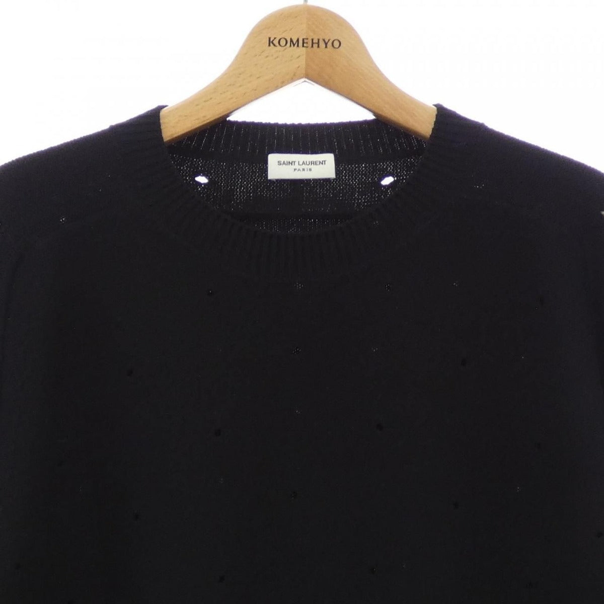 Saint Laurent Knit Sweater Black — view 5