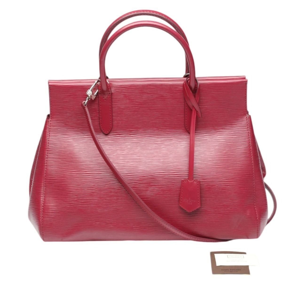 Louis Vuitton Epi 2-way Bag Marly MM Handbag Fuchsia