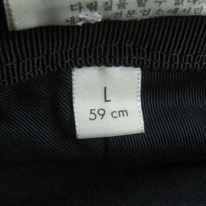 Gucci 576587 GG Canvas GG Marmont Logo Gold Hardware Bucket Hat Black L/59cm