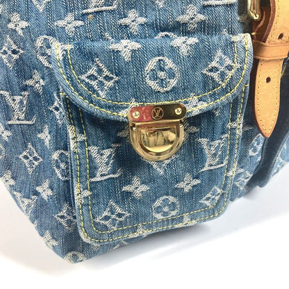 Louis Vuitton Backpack Sac Ad GM M95056 Monogram Denim Blue