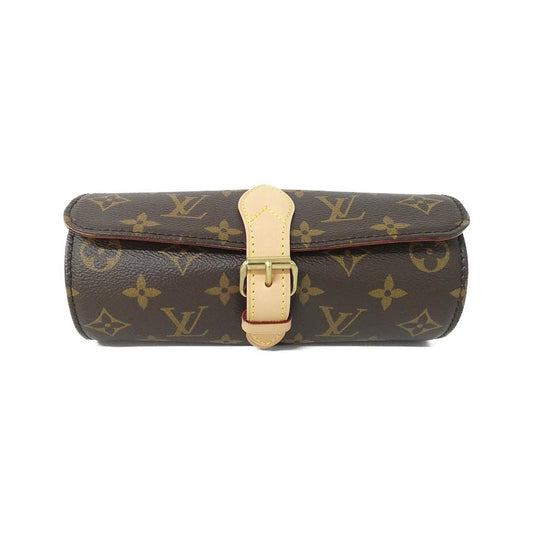 Louis Vuitton Monogram Etui 3 Montre Watch Case